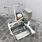 Hand-guided, self-propelled 2-component cold plastic machine 2K50A / 2K60A